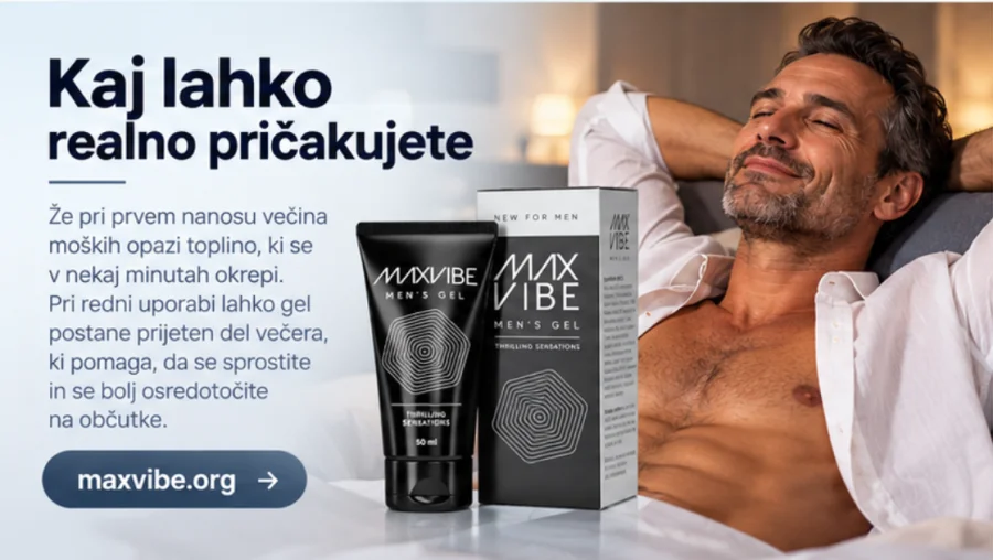Max Vibe — originalna kutija i tuba na stolu