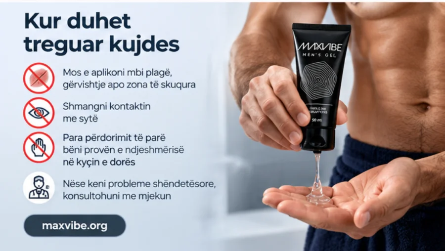 Max Vibe — originalna kutija i tuba na stolu