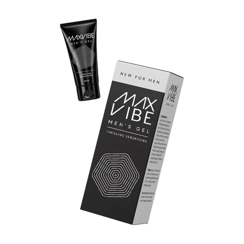 Max Vibe — tubi dhe kutia e xhel-kremit, pamje nga anash
